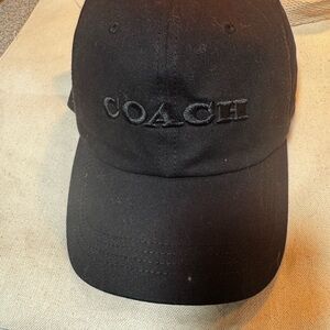 Coach Classic Black Logo Cap